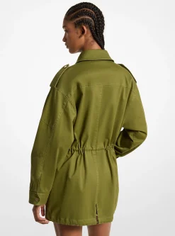 Anoraque em algodão orgânico elástico | Michael Kors [PT]