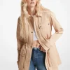 Anoraque em sarja de algodão orgânico elástico | Michael Kors [PT]