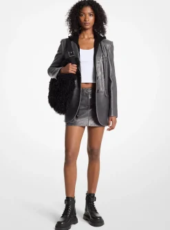 Blazer em pele polida | Michael Kors [PT]