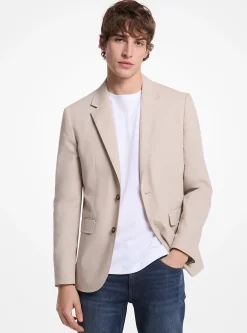 Blazer em popelina de algodão | Michael Kors [PT]