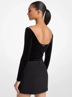 Body de veludo elástico | Michael Kors [PT]