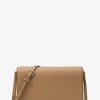 Bolsa a tiracolo com aba frontal em pele granulada Jet Set média | Michael Kors [PT]