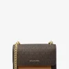 Bolsa a tiracolo com logótipo exclusivo Claire pequena | Michael Kors [PT]