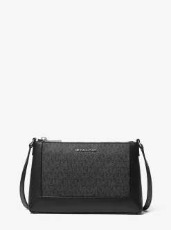 Bolsa a tiracolo com logótipo exclusivo Sallie média | Michael Kors [PT]