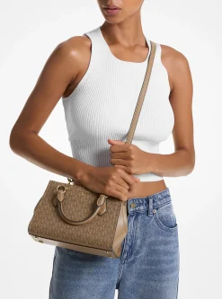 Bolsa a tiracolo com logótipo Marilyn pequena | Michael Kors [PT]