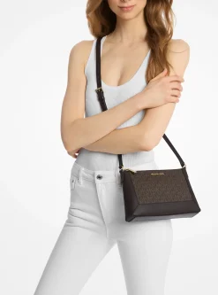 Bolsa a tiracolo com logótipo exclusivo Sallie média | Michael Kors [PT]