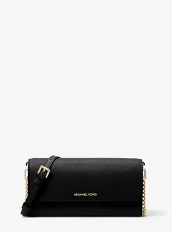 Bolsa a tiracolo convertível em couro saffiano Jet Set grande | Michael Kors [PT]