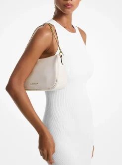 Bolsa a tiracolo convertível em pele granulada Carmela média | Michael Kors [PT]
