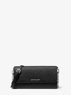 Bolsa a tiracolo convertível 2 em 1 em couro saffiano Jet Set grande | Michael Kors [PT]