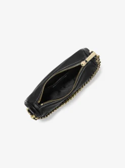 Bolsa a tiracolo convertível em pele granulada Carmela pequena | Michael Kors [PT]