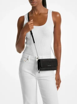 Bolsa a tiracolo convertível 2 em 1 em couro saffiano Jet Set grande | Michael Kors [PT]