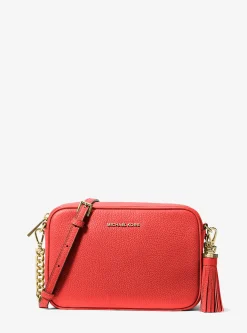 Bolsa a tiracolo de pele Gina | Michael Kors [PT]
