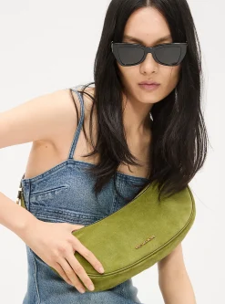 Bolsa a tiracolo em camurça Avra média | Michael Kors [PT]