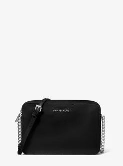 Bolsa a tiracolo em couro saffiano Jet Set grande | Michael Kors [PT]