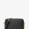 Bolsa a tiracolo em couro Saffiano Jet Set grande | Michael Kors [PT]