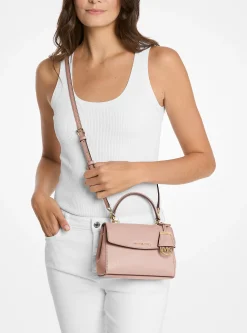 Bolsa a tiracolo em couro Saffiano Ava extrapequena | Michael Kors [PT]