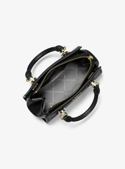 Bolsa a tiracolo em couro Saffiano Marilyn pequena | Michael Kors [PT]