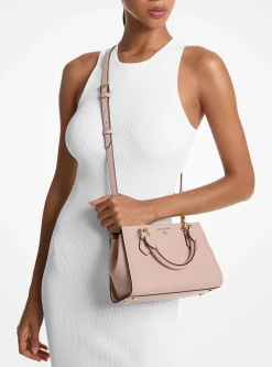 Bolsa a tiracolo em couro Saffiano Marilyn pequena | Michael Kors [PT]