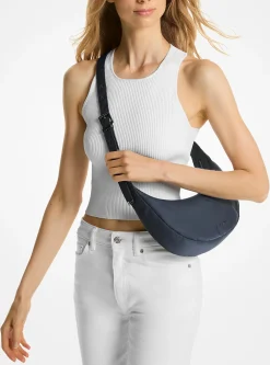 Bolsa a tiracolo em nylon Avra média | Michael Kors [PT]