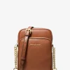 Bolsa a tiracolo em pele granulada Jet Set Travel média | Michael Kors [PT]