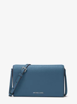 Bolsa a tiracolo em pele granulada Jet Set média | Michael Kors [PT]