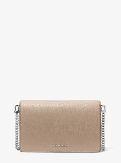 Bolsa a tiracolo em pele granulada Jet Set média | Michael Kors [PT]