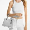 Bolsa a tiracolo em pele metalizada Cynthia pequena | Michael Kors [PT]