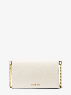 Bolsa a tiracolo em pele granulada Jet Set média | Michael Kors [PT]