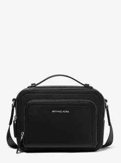 Bolsa a tiracolo em pele granulada Hudson | Michael Kors [PT]