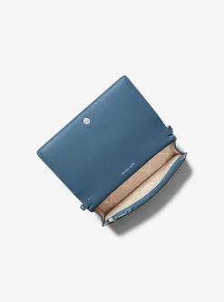 Bolsa a tiracolo em pele granulada Jet Set média | Michael Kors [PT]