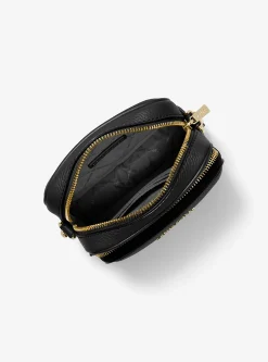 Bolsa a tiracolo em pele granulada Jet Set Travel média | Michael Kors [PT]