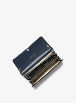 Bolsa a tiracolo em pele Jet Set grande | Michael Kors [PT]