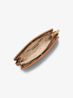 Bolsa a tiracolo em pele granulada Jet Set grande | Michael Kors [PT]