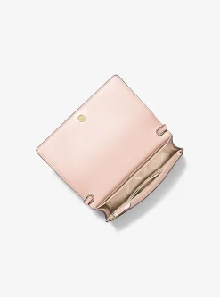 Bolsa a tiracolo em pele granulada Jet Set média | Michael Kors [PT]