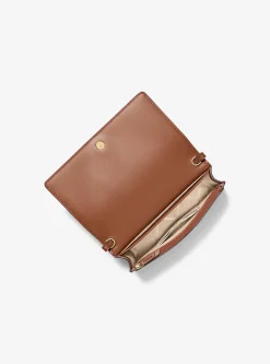 Bolsa a tiracolo em pele granulada Jet Set média | Michael Kors [PT]