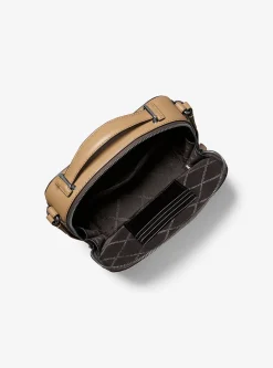 Bolsa a tiracolo em pele com motivo de crocodilo em relevo Hudson | Michael Kors [PT]