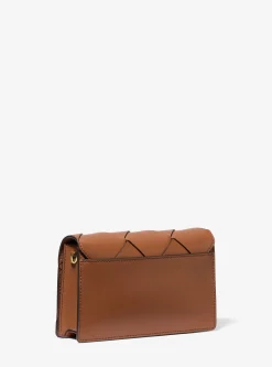 Bolsa a tiracolo em pele tecida Jet Set média | Michael Kors [PT]