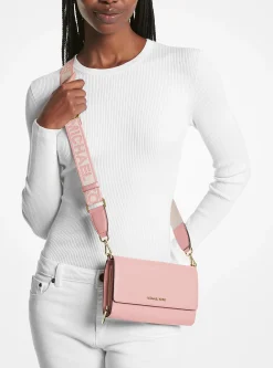 Bolsa a tiracolo em pele Jet Set grande | Michael Kors [PT]