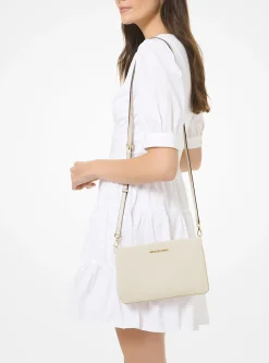 Bolsa a tiracolo em pele granulada Jet Set grande | Michael Kors [PT]