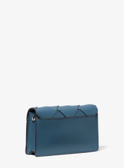 Bolsa a tiracolo em pele tecida Jet Set média | Michael Kors [PT]