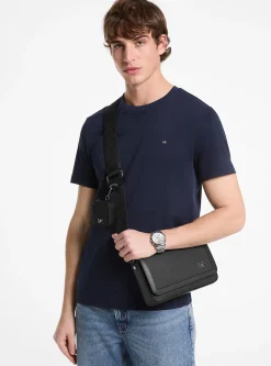 Bolsa a tiracolo em pele granulada Edison mini com pochete | Michael Kors [PT]