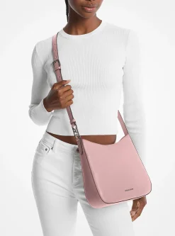 Bolsa a tiracolo em pele granulada Kensington grande | Michael Kors [PT]