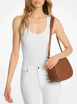 Bolsa a tiracolo em pele Lydia média | Michael Kors [PT]