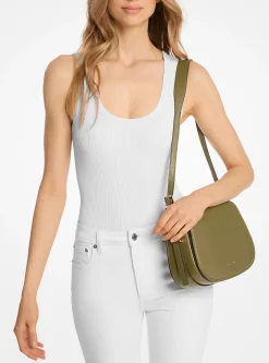 Bolsa a tiracolo em pele Lydia média | Michael Kors [PT]