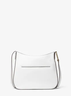 Bolsa a tiracolo em pele granulada Kensington grande | Michael Kors [PT]