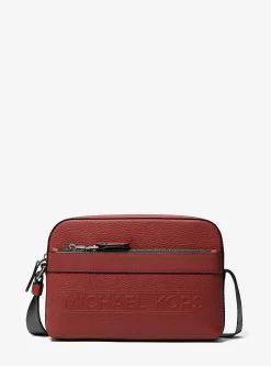 Bolsa a tiracolo funcional de pele granulada Hudson | Michael Kors [PT]