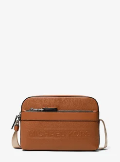 Bolsa a tiracolo funcional de pele granulada Hudson | Michael Kors [PT]