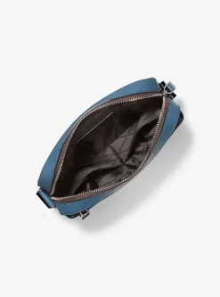Bolsa a tiracolo funcional de pele granulada Hudson | Michael Kors [PT]