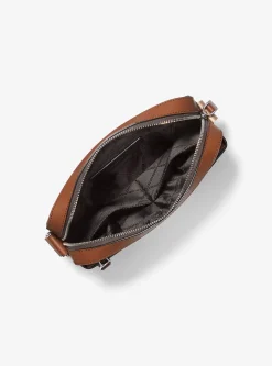 Bolsa a tiracolo funcional de pele granulada Hudson | Michael Kors [PT]