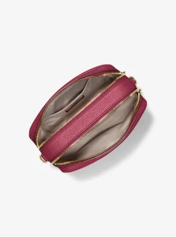 Bolsa a tiracolo para câmara em pele granulada Bryant média | Michael Kors [PT]